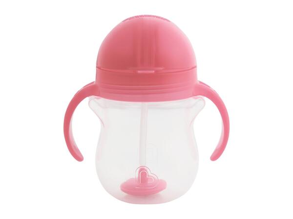 Munchkin Pink Click Lock™ Tip & Sip™ Cup Trainer Cup