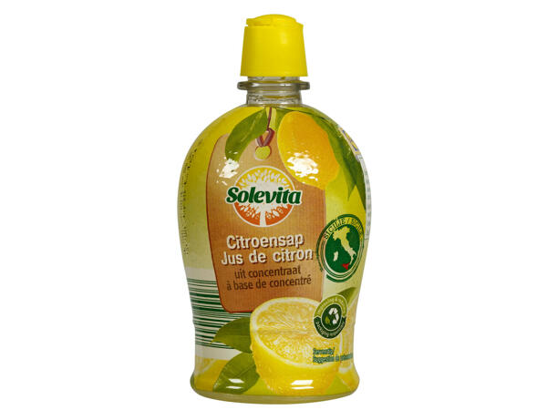 Jus de citron concentré