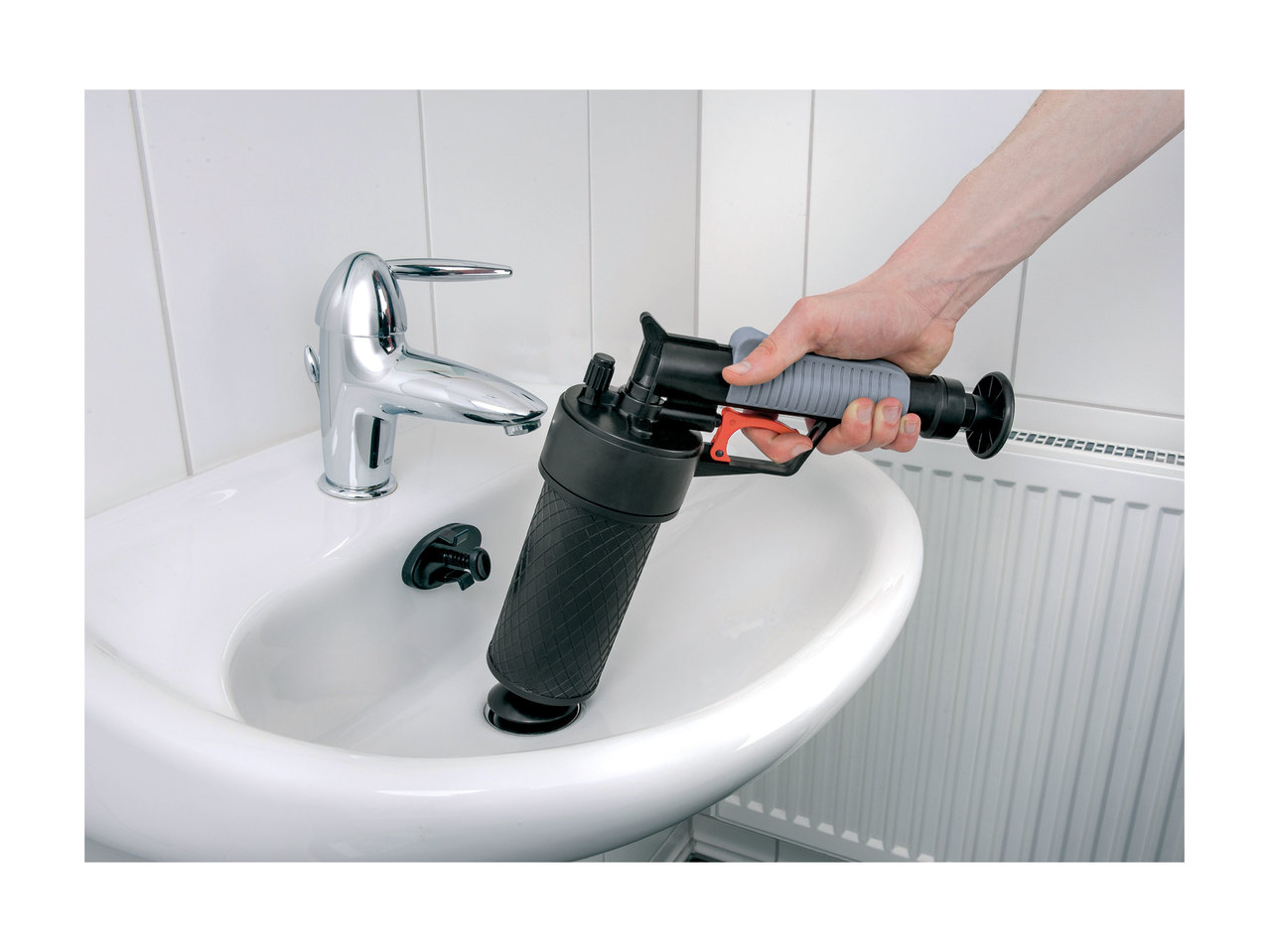 Powerfix Profi Pump Action Drain Unblocker1
