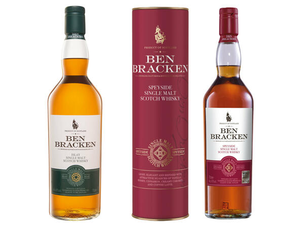 Ben Bracken Speyside oder Islay Single Malt Scotch Whisky