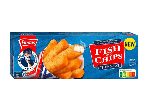 Bâtonnets de poisson Findus