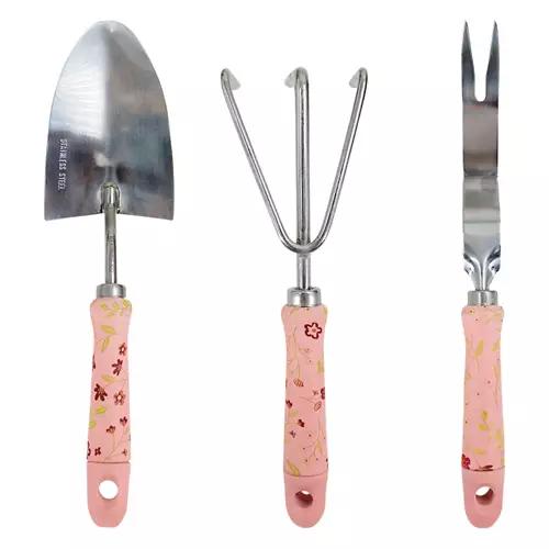 Decorative Garden Hand Tools - Pink Floral