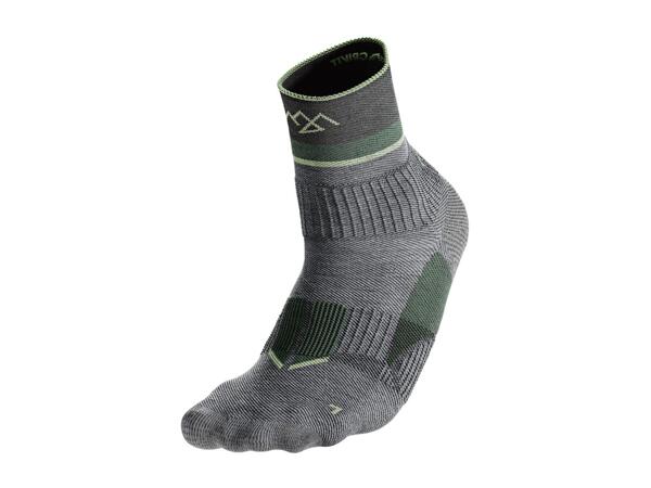 CRIVIT Adults' Grey & Green Outdoor Socks - 2 Pairs