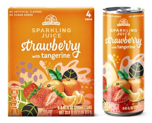 Nature's Nectar 
 Sparkling Strawberry Juice Assorted Varieties