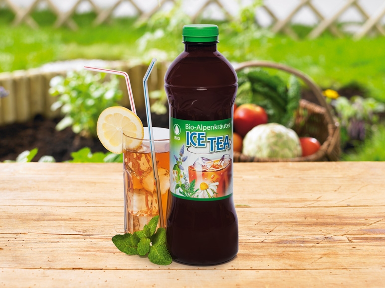 Ice tea aux herbes des Alpes suisses bio