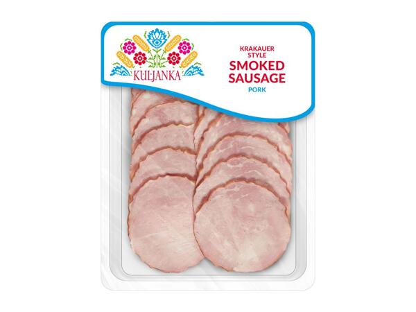 Smoked Krakauer Sausage Slices