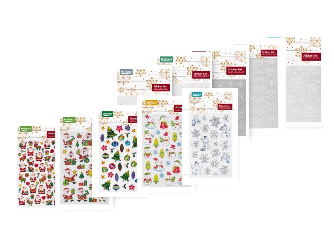 MELINERA Christmas Wall Sticker Set