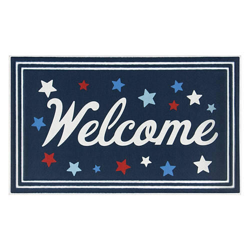 18" x 30" Deluxe Summer Mat - Welcome Stars