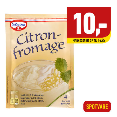 DR. OETKER 
Citronfromage
