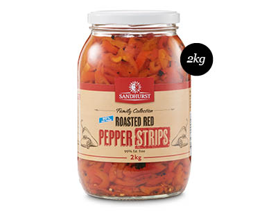 Roasted Red Pepper Strips 2kg