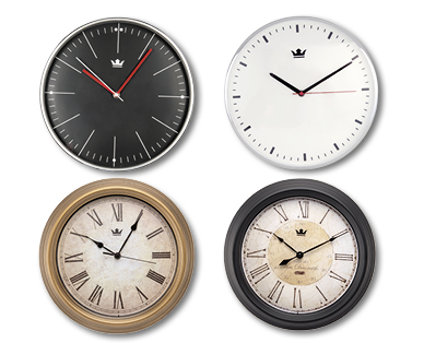 SEMPRE Metall-/Vintage-Wanduhr