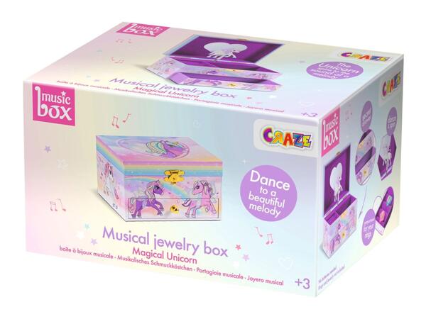 CRAZE Galupy Unicorn Musical Jewellery Box
