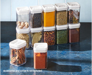 Spice or Snack Storage Canister Sets