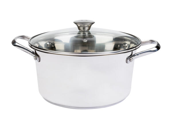 Cocotte en acier inoxydable "Simpleo" 24 cm