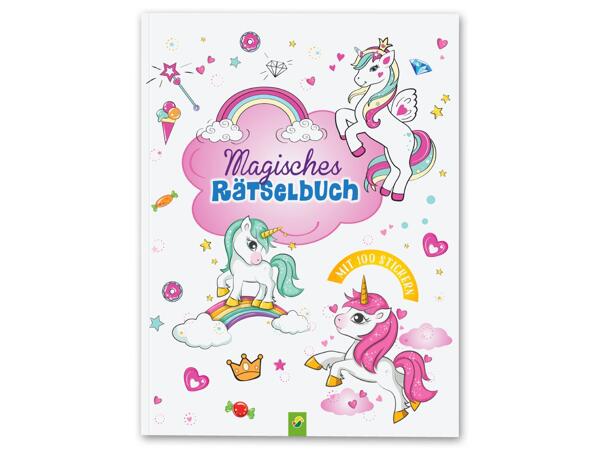 Rätsel- und Stickerbuch