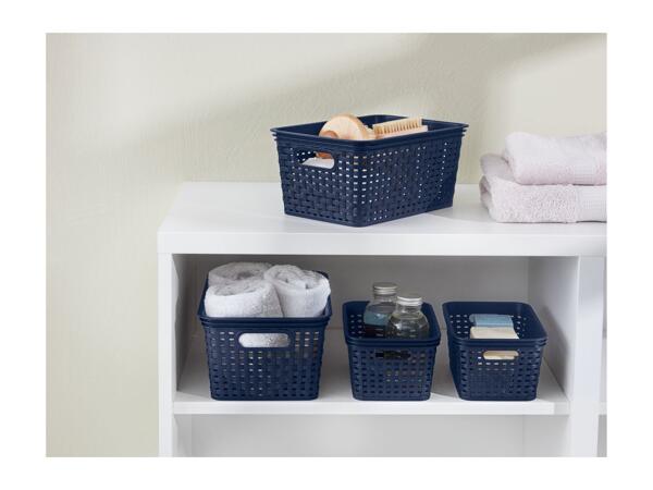 Livarno Home Storage Basket Set - Blue