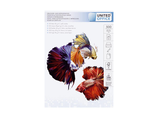 Papier pour imprimante et photocopieuse DIN A4