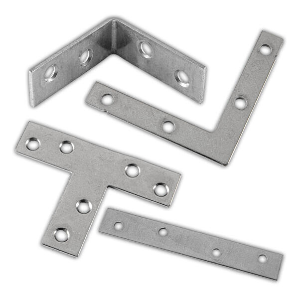 Edelstahl Winkel-/ Flachverbinder