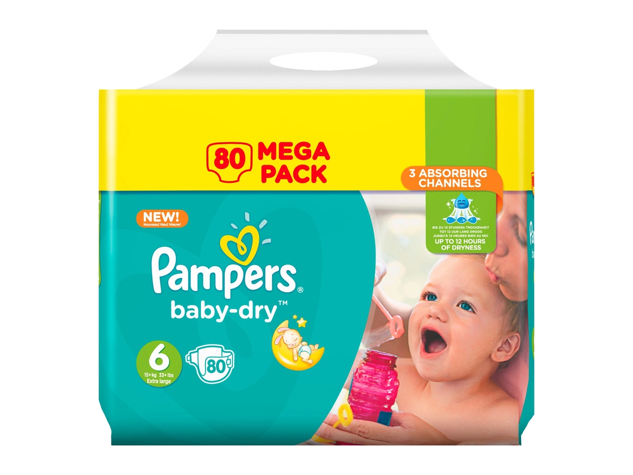Pannolini Pampers BabY-Dry taglia 6