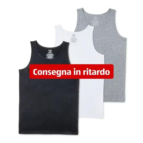 UP 2 FASHION BASICS Canottiera da uomo basic, 3 pezzi