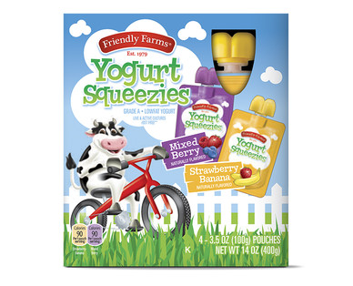 Friendly Farms Yogurt Squeezies