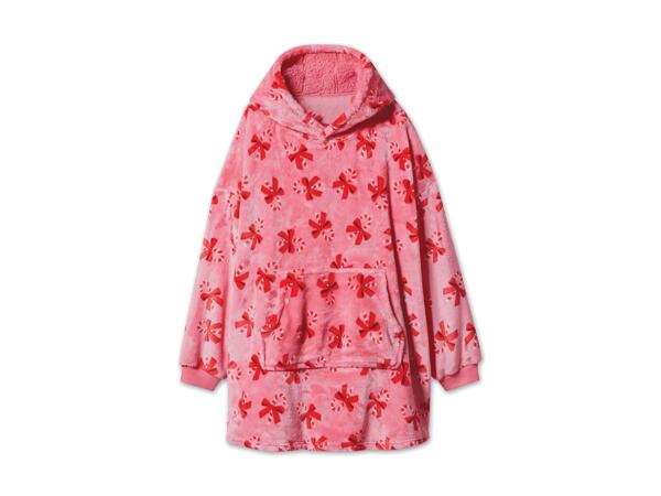 Damen/Herren Oversize Plüsch-Hoodie