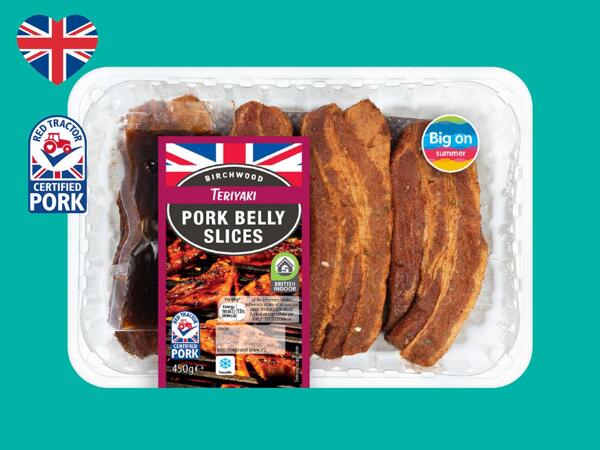 Birchwood Teriyaki British Pork Belly Slices