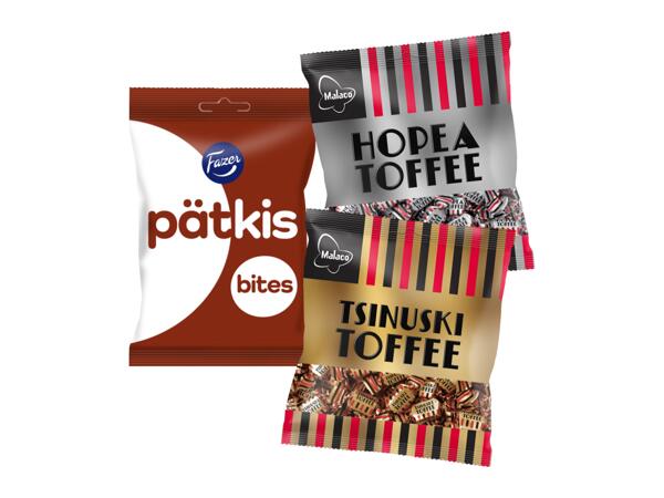 Toffee/Fazer pätkis bites