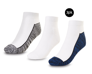 Mens Cushioned Fitness Socks 3pk