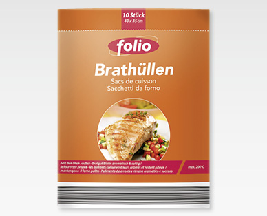 Sacchetti da forno con clip di chiusura FOLIO