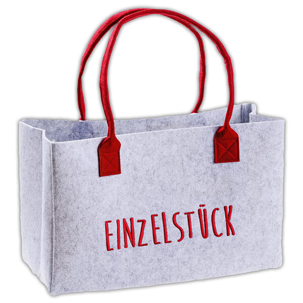 Tasche in Filzoptik