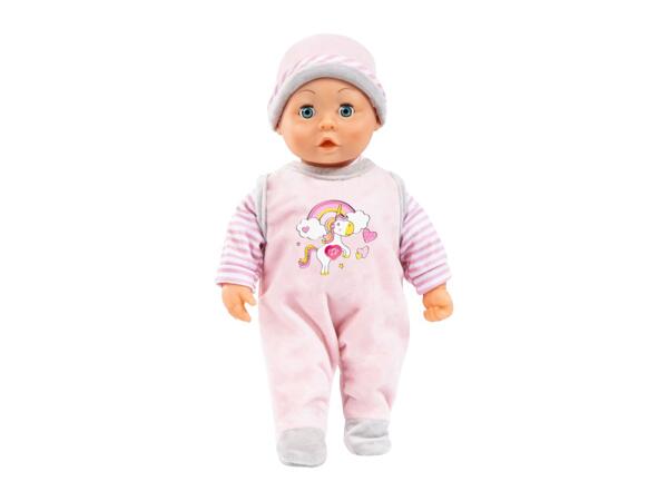 Bayer Design Piccolina First Words Baby In Light Pink Outfit