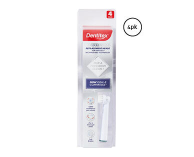 Power and Sonic Replacement Toothbrush Heads 4pk