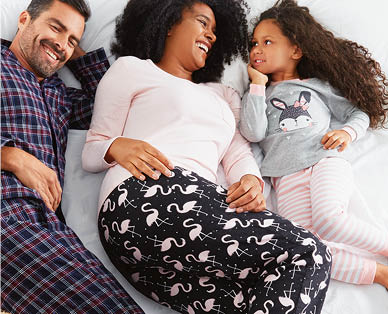 Ladies Knit/Flannelette PJ Set