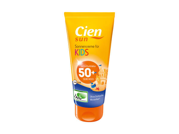Crème solaire pour enfants