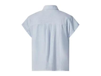 ESMARA Ladies' Blue Linen Blouse