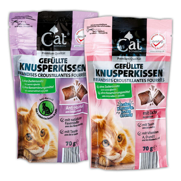 Gefüllte Knusperkissen