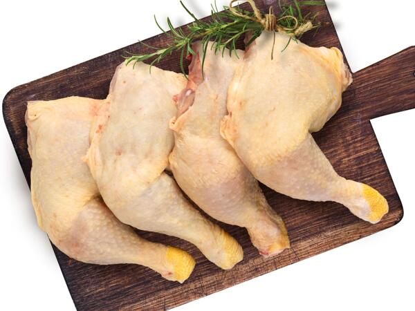 Frische Maishendl Keulen