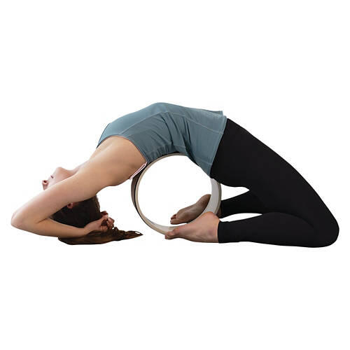 Beige Yoga Wheel