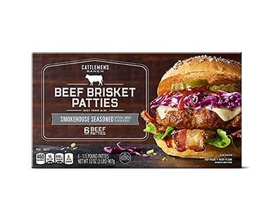 Cattlemen's Ranch Sea Salt & Pepper or Smokehouse Brisket Burgers