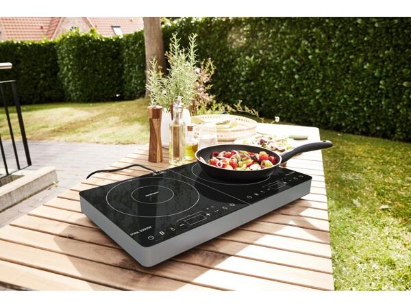 Double induction hob