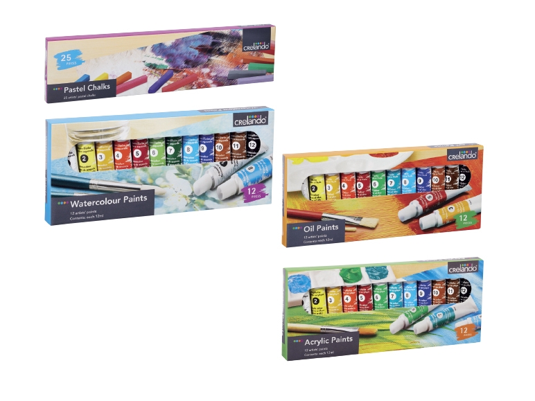 CRELANDO Chalk or Paint Set