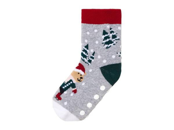 Lupilu Younger Kids' Christmas Thermal Socks - 2 Pairs