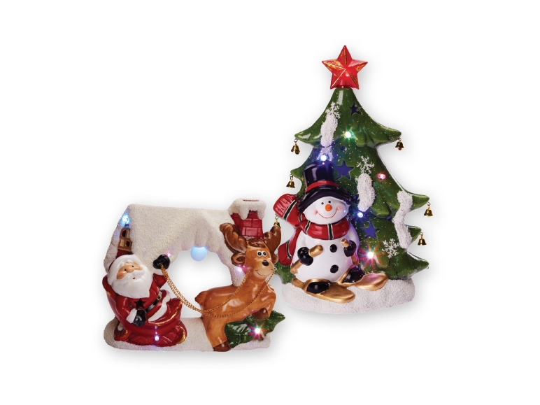 Figurine de Noël à éclairage LED