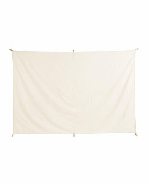 Beige Rectangle Sun Shade