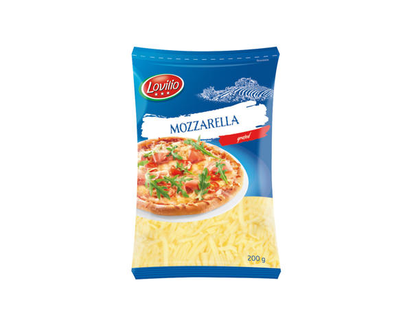 Riven mozzarella