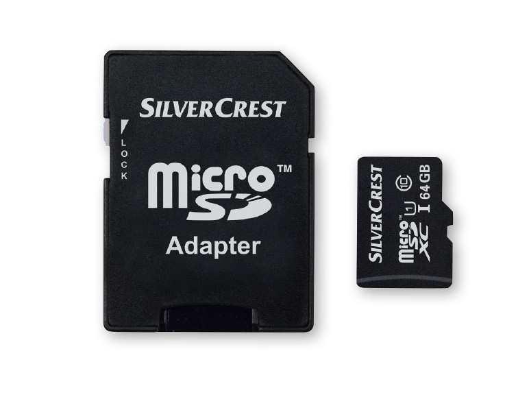 SILVERCREST 64GB Micro-SDXC Memory Card