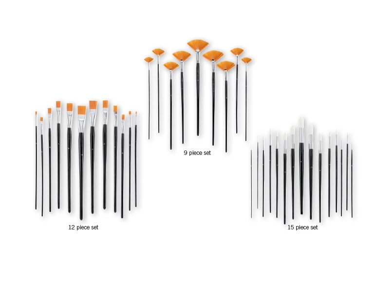 CRELANDO Artists' Paintbrush Set