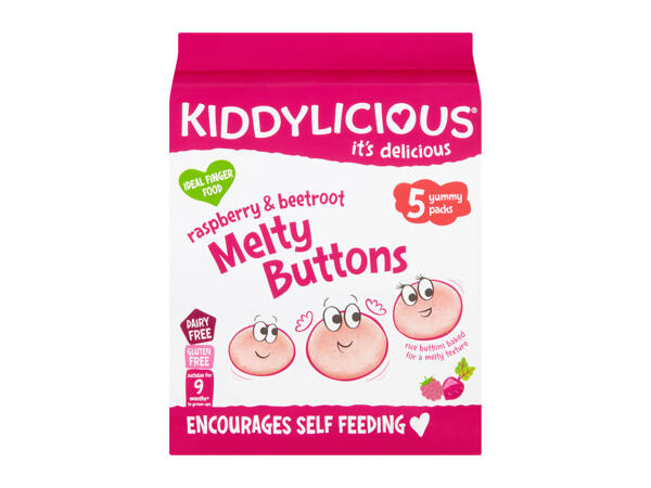 Kiddylicious Raspberry & Beetroot Melty Buttons    