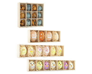 ŒUFS DE PÂQUES PEINTS À LA MAIN